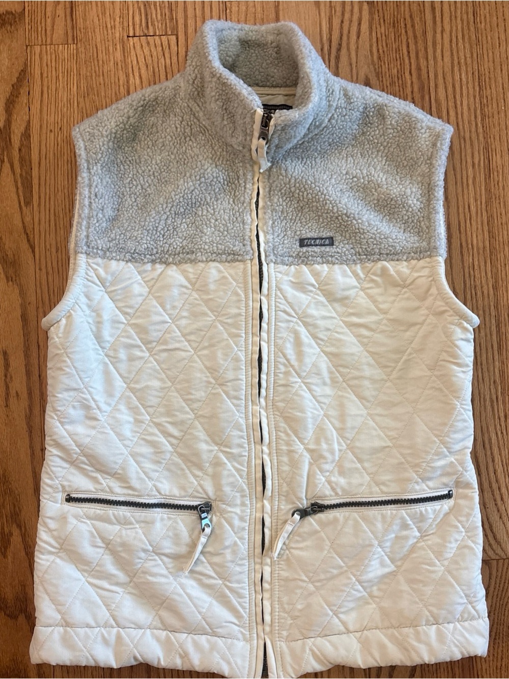 Tecnica Women’s Ski Vest Alpine Sherpa S/M ivory gray